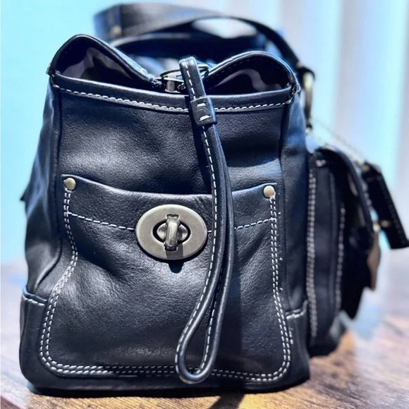 Coach 65th Anniversary Legacy Mandy Satchel with matching wallet - Picture 6 of 16